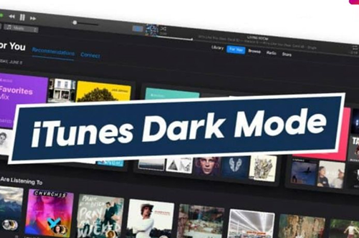 Cara Mengaktifkan Mode Gelap iTunes