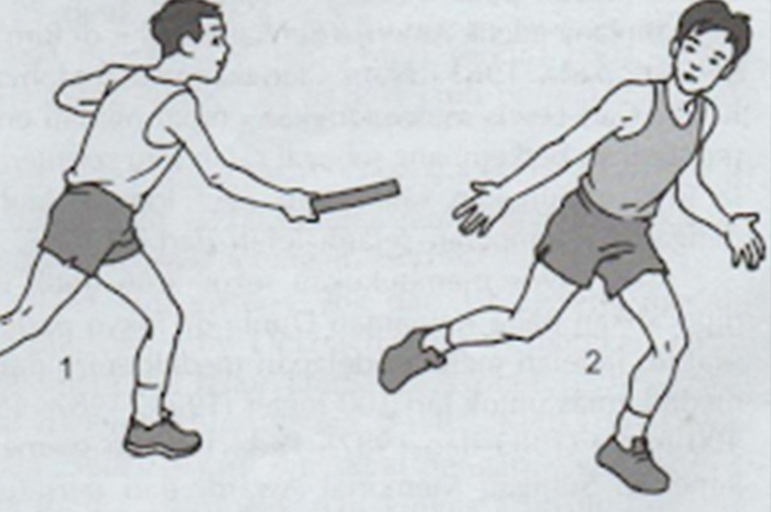 Teknik Memberi dan Menerima Tongkat dalam Estafet